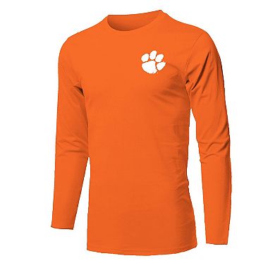 Youth Orange Clemson Tigers Snowy Polaroid Long Sleeve T-Shirt