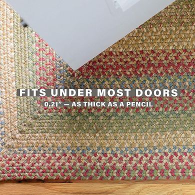 Homespice Azalea Jute Braided Rug Reversible Multi Color Rug