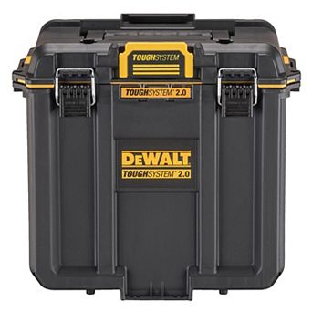 DeWalt ToughSystem 2.0 15.3 in Deep Half Tool Box Black/Yellow