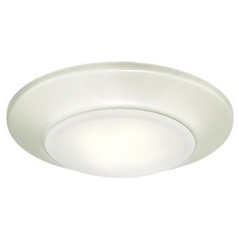 Westinghouse Brushed Nickel Metallic 3.9 in W Steel LED Canless Recessed Downlight 12 W