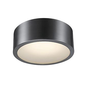 Globe Electric Edinburg 4.02 in H X 11.03 in W X 11.03 in L Black Iron Ceiling Light