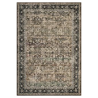 Boho Vintage Floral Prinnted Area Rug for Living Room Non Slip UltraThin Carpet for Kitchen Hallway