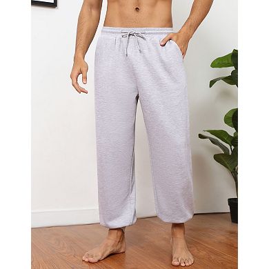 Men's Sweatpants Wide Leg Pants with Side Pockets