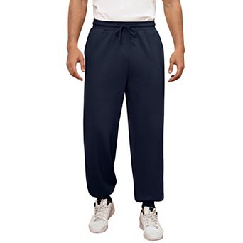 Men's Sweatpants Wide Leg Pants with Side Pockets