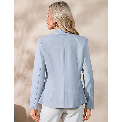 Women's Blazers Long Sleeve Open Front Business Casual Jacket