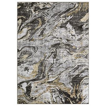 Abstract Area Rug for Bedroom Kitchen Non Slip Non Shedding Washable Rug for Modern Living Room