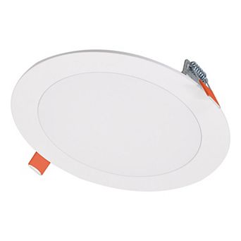 Halo HLB Lite Matte White 6 in W LED Canless Recessed Downlight 12.6 W