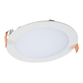 Halo HLB6 Series Matte White 6 in W LED Smart-Enabled Canless Recessed Downlight 16 W
