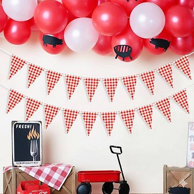 Splendid Frame Checkered Banner