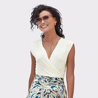 Lascana Women's Wrap Look Top