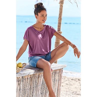 Lascana Women's Fitted Waistband Top