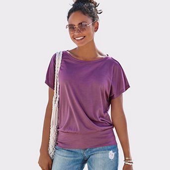 Lascana Women's Fitted Waistband Top