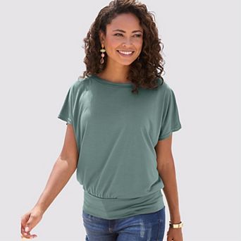 Lascana Women's Fitted Waistband Top