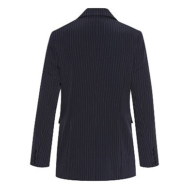 Lascana Women's Pinstripe Oversized Blazer
