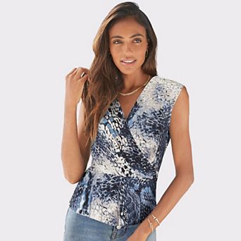 Lascana Women's Wrap Look Top
