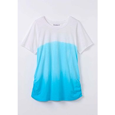 Roaman's Women's Plus Size Ombre Scoop Neck Tee