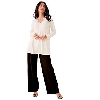 Roaman's Women's Plus Size Ultimate Long-Sleeve Swing Tee