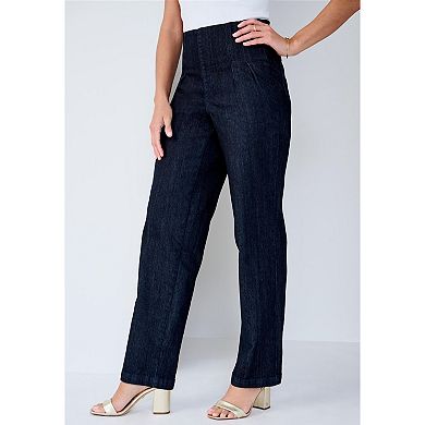 Jessica London Women's Plus Size Sculpt Fit Straight Leg Jean