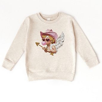 Cupid Heart Eyes Paint - Toddler Graphic Sweatshirt