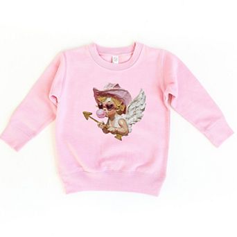Cupid Heart Eyes Paint - Toddler Graphic Sweatshirt