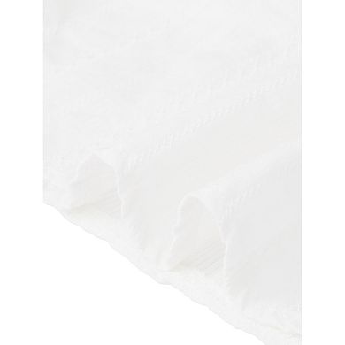 Summer Tops for Women's Button Up Collared Cap Sleeve Ruffle Casual Top Blouses