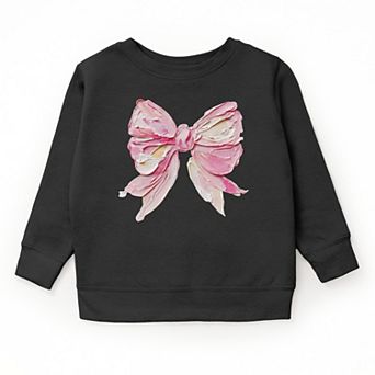 Coquette Bow Paint - Youth Graphic Sweatshirt