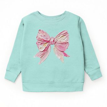 Coquette Bow Paint - Youth Graphic Sweatshirt