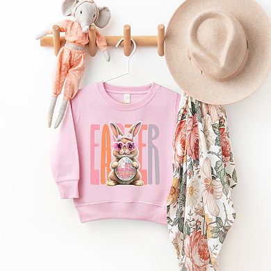 Easter Bunny Disco Ball - Toddler Graphic Sweatshirt