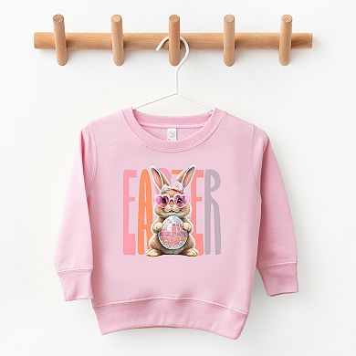 Easter Bunny Disco Ball - Toddler Graphic Sweatshirt
