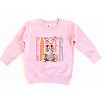 Easter Bunny Disco Ball - Toddler Graphic Sweatshirt