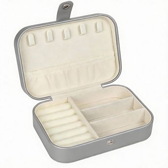 PU Leather Jewelry Travel Organizer for Women