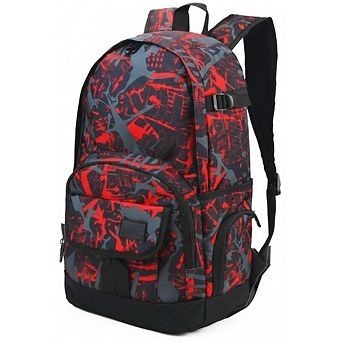 AKSZRI Lightweight Unisex Backpack with Laptop Compartment for School & Travel