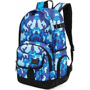 AKSZRI Lightweight Unisex Backpack with Laptop Compartment for School, College & Travel
