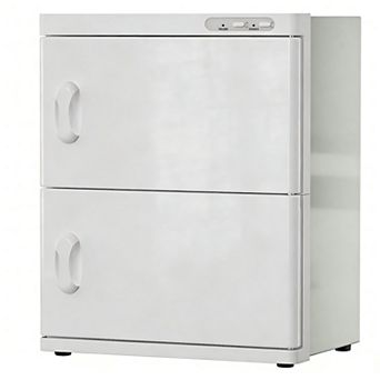 2-in-1 Heated Towel Cabinet for Warmth & Cleanliness