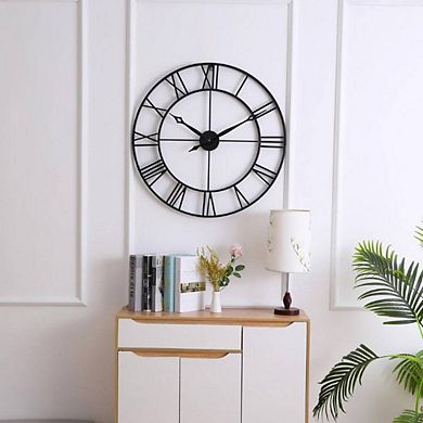 Oversized Roman Numeral Wall Clock