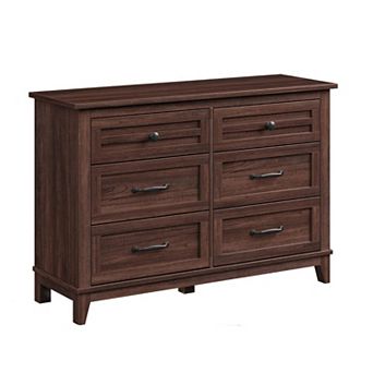 6 Dresser for Bedroom, 47" Wide Drawer Dresser with Storage Freestanding,Wooden Closet Storage Chest