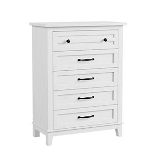 5 Dresser for Bedroom,41.3"Tall Vertical Drawer Dresser with Large Storage,Freestanding Closet Chest