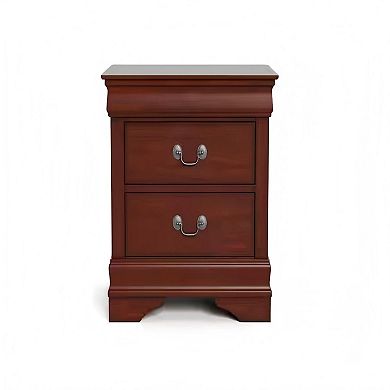 Traditional Nightstand With Drawers