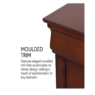 Traditional Nightstand With Drawers
