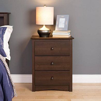 Traditional Nightstand With Drawers