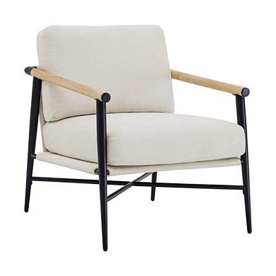 Mid Centery Wooden Armrest Chair