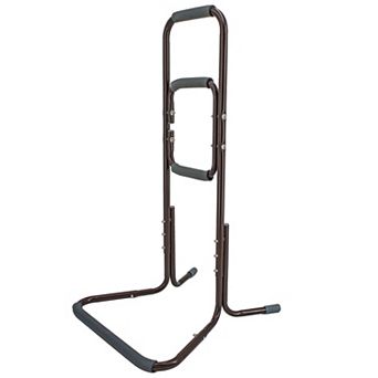 Portable Standing Aid with 3 Padded Handles, 300 lb Capacity, Non-Slip Y-Shaped Base for Seniors