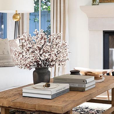 8-Pack White Artificial Baby’s Breath Flowers for Décor