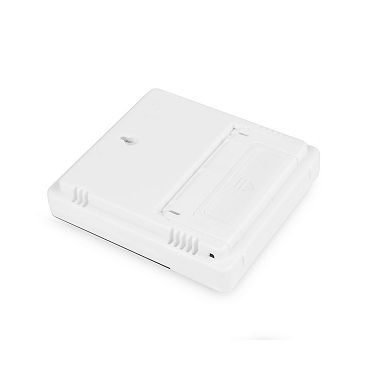 2-in-1 Thermometer & Hygrometer with Clock and Alarm Function