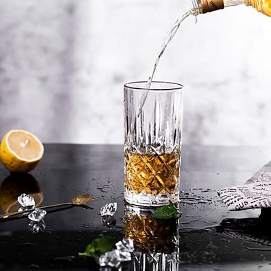 Classic Elegant Highball Drinking Glasses