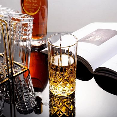 Classic Elegant Highball Drinking Glasses