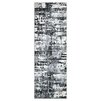 Abstract Area Rug Machine Washable Non Slip Stain Resistant Carpet for Living Room Bedroom Hallway