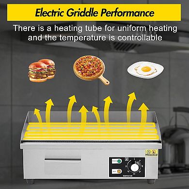 21 Inch 1600W Commercial Electric Griddle
