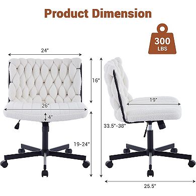 Criss Cross Chair with Wheels Office Desk