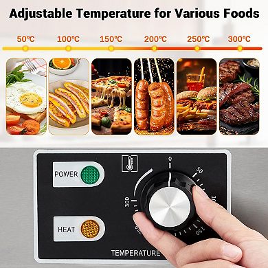 Commercial Electric Griddle 14 Inch